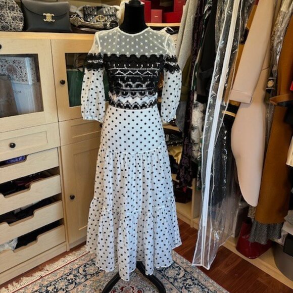 Temperley London Dresses & Skirts - Temperley London Polka Dot Print Size 4 Dress